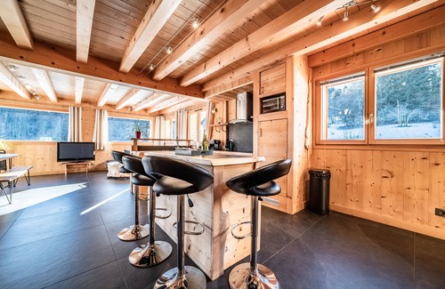 Les Esserts Chalet De Esquí | Chalet 'Le Mas Devant' con vistas a la montaña, terraza privada y Wi-Fi
