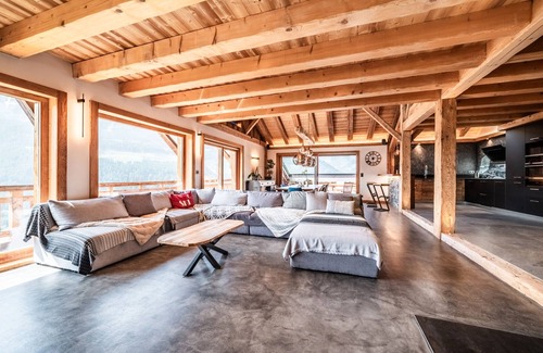 Abondance Chalet De Esquí | Chalet 'Le Perray Alpine Lodge' con vistas a la montaña, terraza privada y Wi-Fi