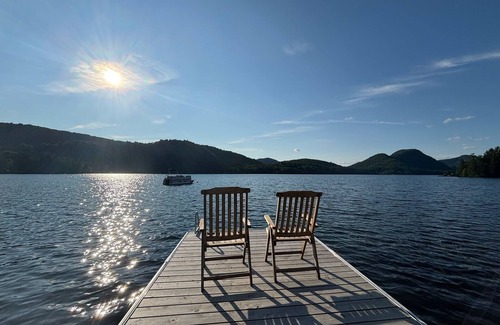 Lac Superieur Village Chalet De Esquí | 🏡 Chalet LE SUPÉRIEUR – Waterfront, 6 km from Mont-Tremblant 🎿