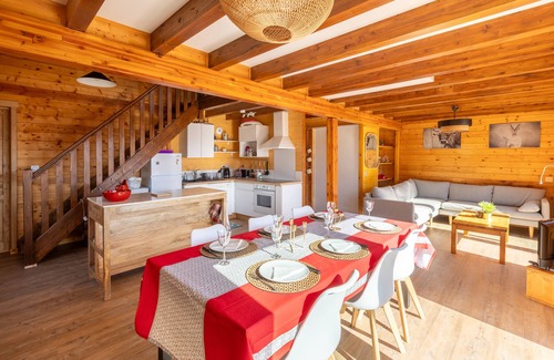 Les Angles Chalet De Esquí | Chalet Les Tilleuls - Jolie vue montagne et lac