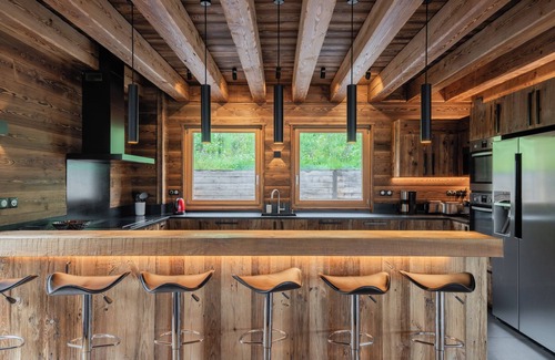 Monetier-les-Bains Chalet De Esquí | Grand Luxe Chalet Serre Che, spa, piscina climatizada