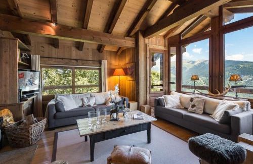Courchevel Chalet De Esquí | Chalet luxueux à Courchevel avec espace bien-être, parfait pour familles et amis - FR-1-562-20