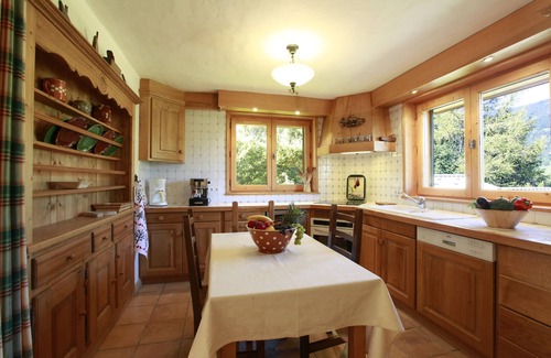 Megeve Chalet De Esquí | Casa de montaña (madera / piedra) - Megève
