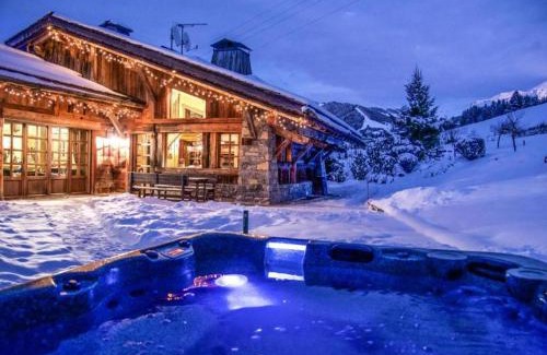 Megeve Chalet De Esquí | Chalet montagnard à Rochebrune avec jacuzzi, sauna, 6 chambres, proche des pistes, accueil 12 pers - FR-1-569-37