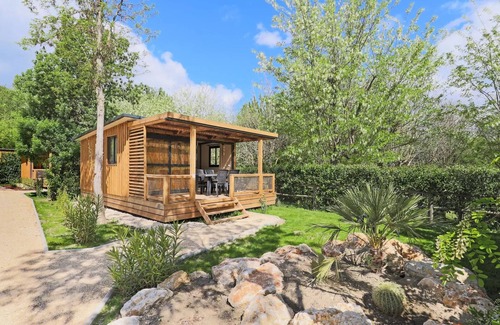 Goudargues Chalet De Esquí | Chalet Morea 25m2 Premium - 2 bedrooms + überdachte Terrace + Klimaanlage + LV + District Pieton 5 persons
