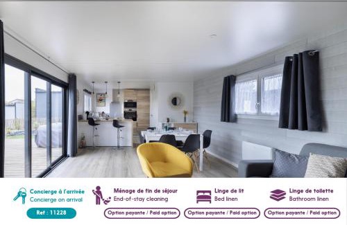 Bretignolles-sur-Mer Chalet De Esquí | Chalet neuf pour 8 dans une résidence avec piscine