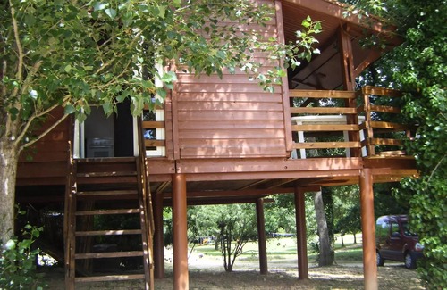 Rochegude Chalet De Esquí | Chalet auf Stilt / Terrace / klimatisiert / schöner Parkblick 4 Personen