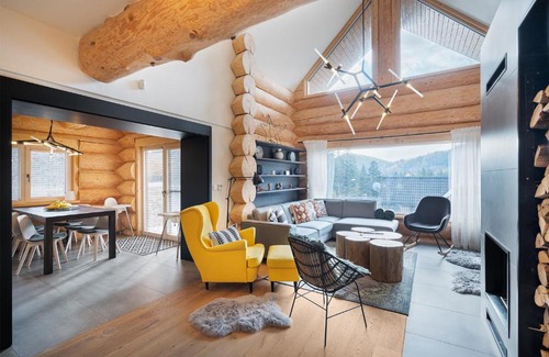 Horna Lehota Chalet De Esquí | Chalet Ondrej Tale-Chopok-BBQ-Fire pit-Kids playground-Views