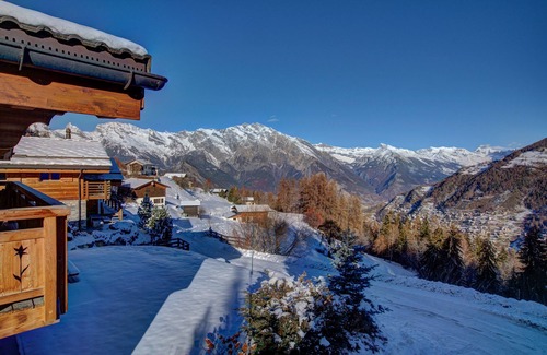 Riddes Chalet De Esquí | Vivienda de vacaciones bonita y acogedora en La Tzoumaz, 4 Vallees, Suiza para 8 personas