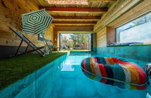 Monetier-les-Bains Chalet De Esquí | Chalet ORION Serre-chevalier piscine cinéma