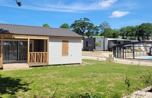 Arzal Chalet De Esquí | Chalet paisible avec piscine chauffée, proche golfe du Morbihan et plages - FR-1-783-2