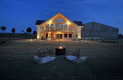 Morienval Chalet De Esquí | Chalet-Panorámico-Baño privado con bañera-Vista al campo