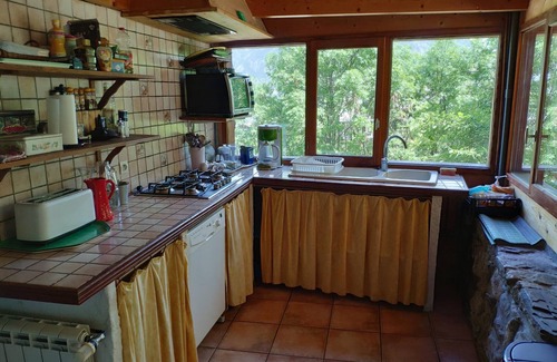Risoul Chalet De Esquí | Chalet 'Pierre-vue Sur Le Pelvoux' con vistas a la montaña, jardín privado y balcón