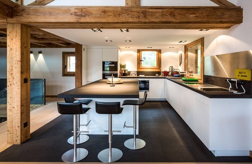 Les Praz-de-Chamonix Apartamento | Chalet Rass: Sublime five bedroom chalet fully equipped