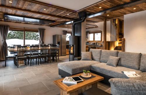 Champagny-en-Vanoise Chalet De Esquí | Chalet Saint Maurice - piscine privée & jacuzzi