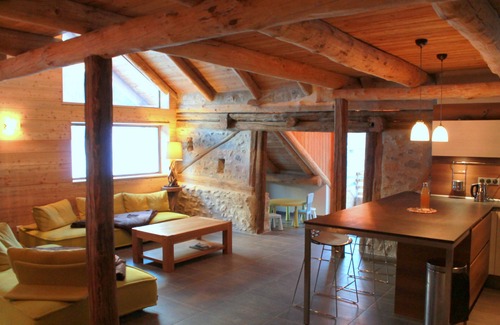 Cervieres Chalet De Esquí | Chalet, sauna, jacuzzi spa, valle Briançon Serre Chevalier.