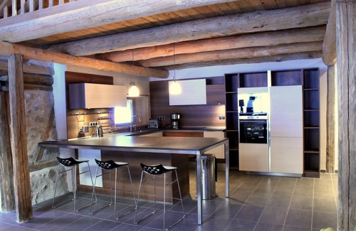 Cervieres Chalet De Esquí | Chalet, sauna, jacuzzi spa, valle Briançon Serre Chevalier.
