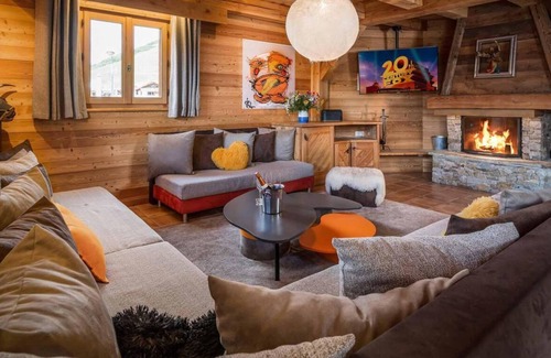 Cognet Chalet De Esquí | Chalet, al pie de las pistas de esquí, vista pistas, fitness, sauna, terraza, balcón