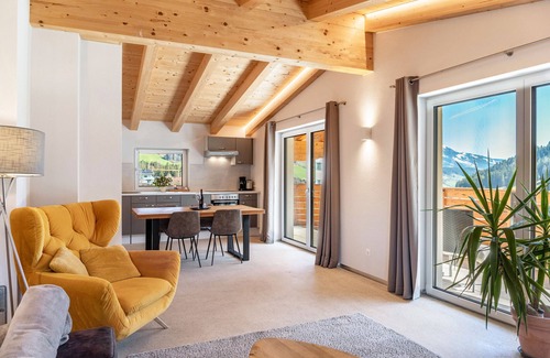 Oberau Chalet De Esquí | Chalet 'Tirolee Marchegg -' con vistas a la montaña, terraza compartida y Wi-Fi