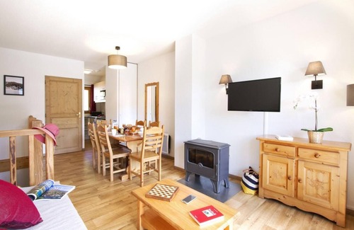 Valmeinier Chalet De Esquí | Chalet, wifi, fitness, piscina, terraza, balcón, tv, local para esquís, 53m², Valmeinier