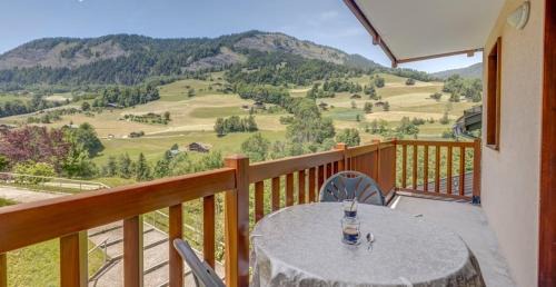 Flumet Apartamento | Chalets des Evettes- appartement vue montagne