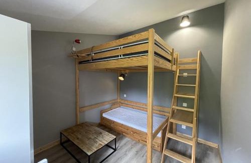 Saint-Jacques-des-Blats Apartamento | Chaleureux duplex avec balcon près des pistes - FR-1-787-16
