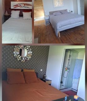 Montaigut-le-Blanc Casa | Chambre avec salle de bain privative