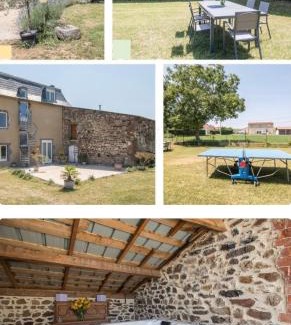 Montaigut-le-Blanc Casa | Chambre avec salle de bain privative