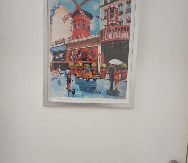 Epinay-sur-Seine Cama Y Desayuno | Chambre avec salle de bain privée, MOULIN ROUGE, 20 min de Paris APPARTEMENT COMMUN