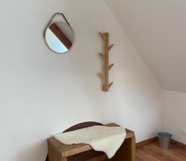 Le Mesnil-Guillaume Casa | Chambre campagne et salle de bain privée