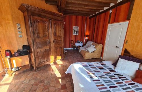 Bonnee Cama Y Desayuno | Chambre cosy à la ferme avec terrasse, parking et cuisine d'été - FR-1-590-476