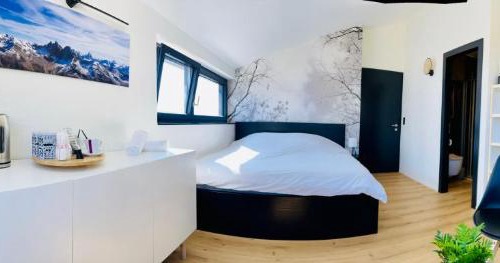 Granges Casa | Chambre double privative et indépendante