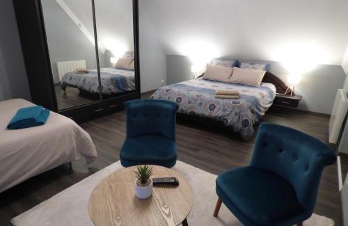 Juilley Cama Y Desayuno | Chambre familiale proche Mont St Michel
