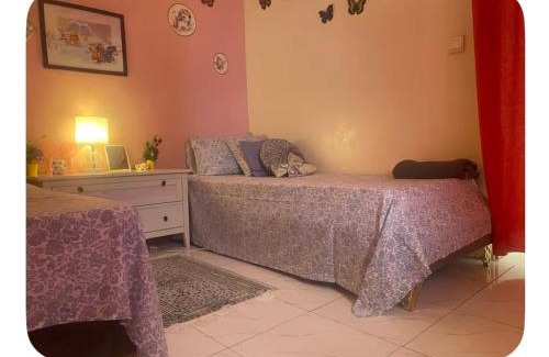 Ngor Casa | Chambre lits face to face, serviettes, café ou thé offert
