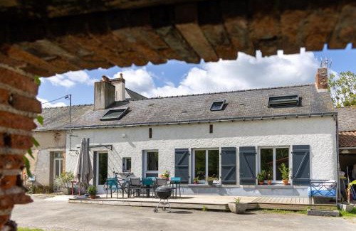 Bouzille Cama Y Desayuno | Chambres d'hôtes, table d'hôtes des Reinières proche La Loire à Vélo, 3 chambres 7 couchages
