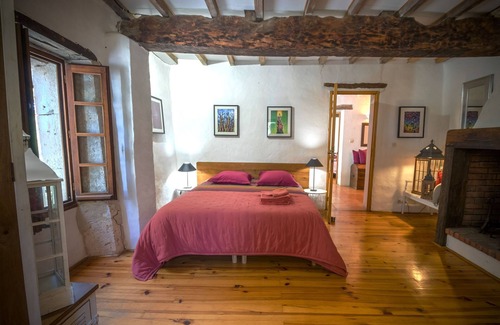 Touget Cama Y Desayuno | Chambres d'hôtes, Stella - Quiet former sheepfold with swimming pool and panoramic view