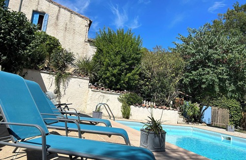 Villarzel-du-Razes Casa | Character house with beautiful pool, set in nature in Villarzel-du-Razès