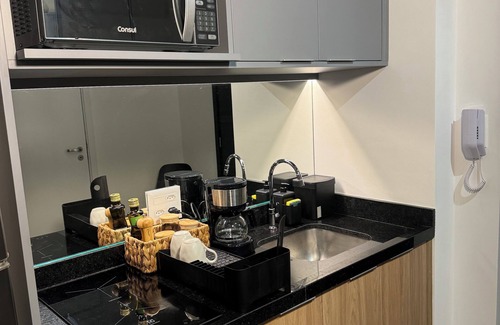 Sao Paulo Apartamento | Charmoso Studio Perto do Ibirapuera, Região Cult e Segura em São Paulo