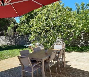 Saint-Clement-des-Baleines Casa | Charmante maison de plain pied avec 700m2 de jardin cloturé
