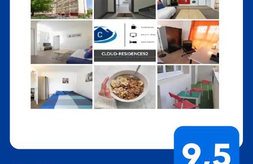 Villeneuve-la-Garenne Apartamento | Charmant 2 pièces proche de Paris