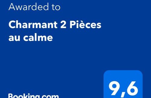 Menton Apartamento | Charmant 2 Pièces au calme
