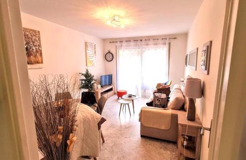 Riou - Petit Juas - Av de Grasse Apartamento | Charmant 2 pièces, traversant, clim, wifi, parking
