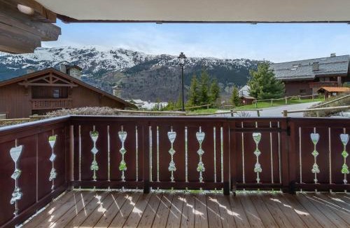 Meribel Village Apartamento | Charmant 3 pièces avec 2 chambres, terrasse, parking et Wi-Fi à Méribel - FR-1-566-61
