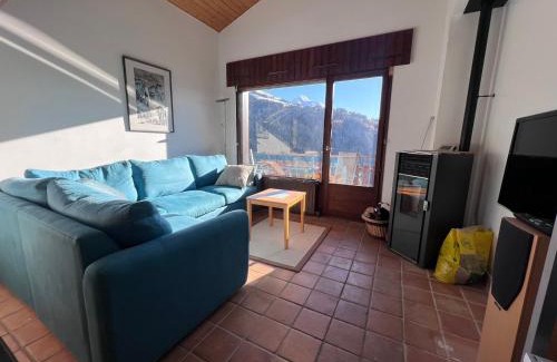 La Clusaz Apartamento | Charmant appart 2 ch avec balcon et wifi à La Clusaz - FR-1-437-108