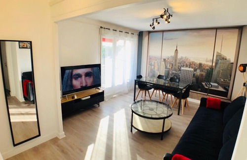 Nantes Sud Apartamento | Charmant appartement 1-4 personnes, proche centre avec parking
