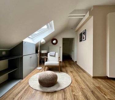 Thionville Apartamento | Charmant Apt White&Grey 3BR Proche Centre et Gare