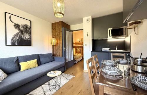 Cohennoz Apartamento | Charmant studio à Crest-Voland, 4 pers., proche pistes, balcon, parking privé - FR-1-595-59