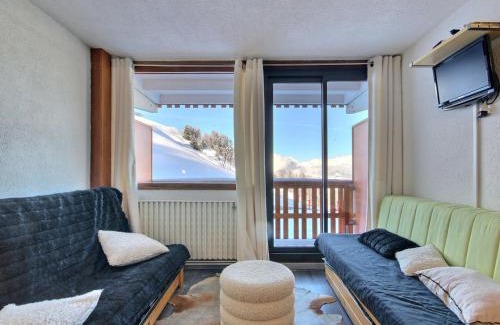 Plagne Centre Apartamento | Charmant studio avec balcon et vue Mont-Blanc, à 50m des pistes - FR-1-455-131