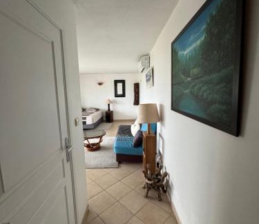 Bas du Fort Apartamento | Charmant studio vue mer imprenable, proche plage