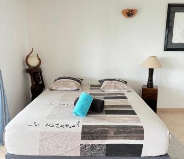 Bas du Fort Apartamento | Charmant studio vue mer imprenable, proche plage